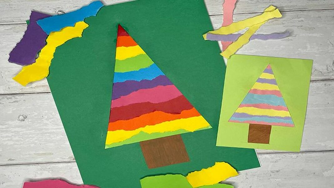 source:mybaba - Alberi di Natale Fai-da-Te con Carta Riciclata