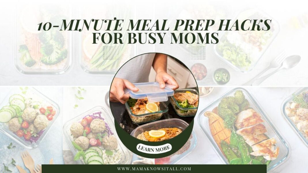 Strumenti per una preparazione pasti più veloce 10 minuti di preparazione pasti per mamme impegnate