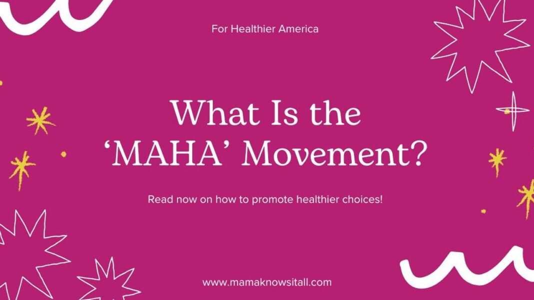 Come partecipare al Movimento MAHA Il Movimento MAHA: mamme per un'America più sana